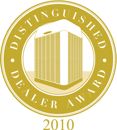 Trane Distinguished Dealer Award 2010